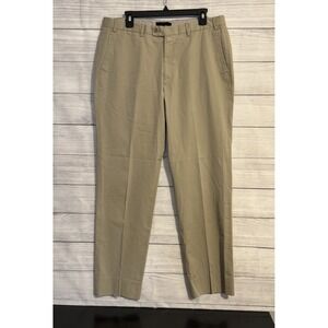 Hiltl Men's Khaki Chino Pants Stretch Cotton Blend Waist 35